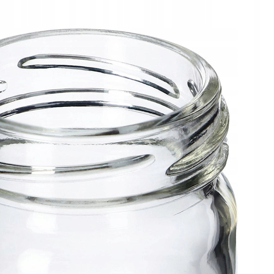 KADAX 50 pezzi Barattoli da 40 ml Barattoli per conserve Miele Marmellata Coperchi Tappi Fi 43