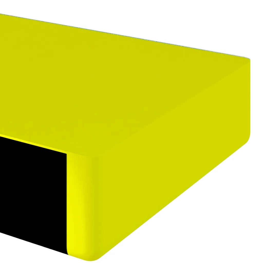 Protezioni Angoli 2 pz Giallo e Nero 6x2x101,5 cm in PU CFW2404437