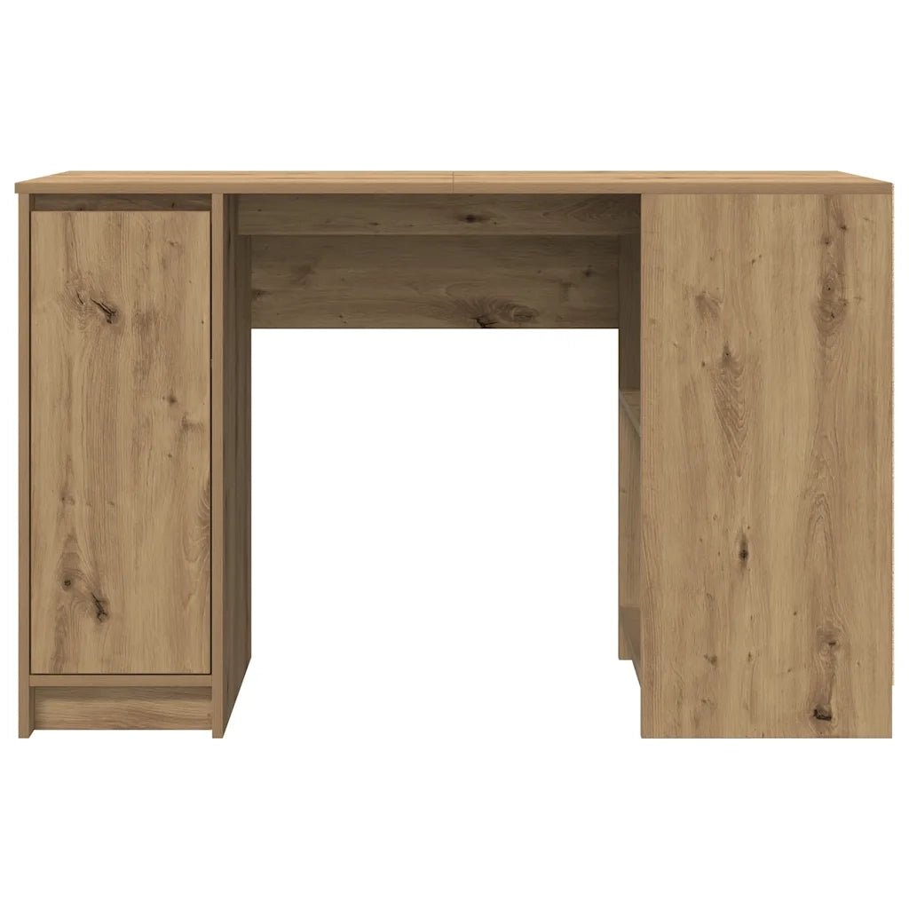 Scrivania Rovere Artigianale 120x42x76 cm in Legno Multistrato
