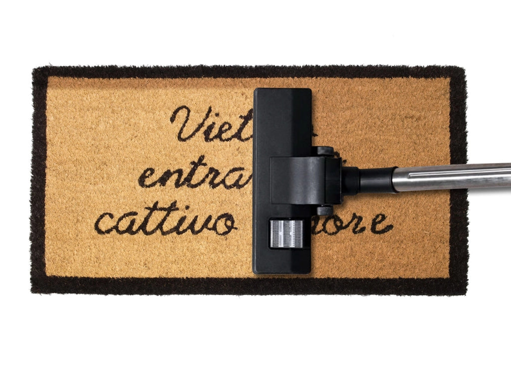 Zerbino Entrata Ingresso Casa Esterno Antiscivolo In Cocco Funny Vietato Entrare