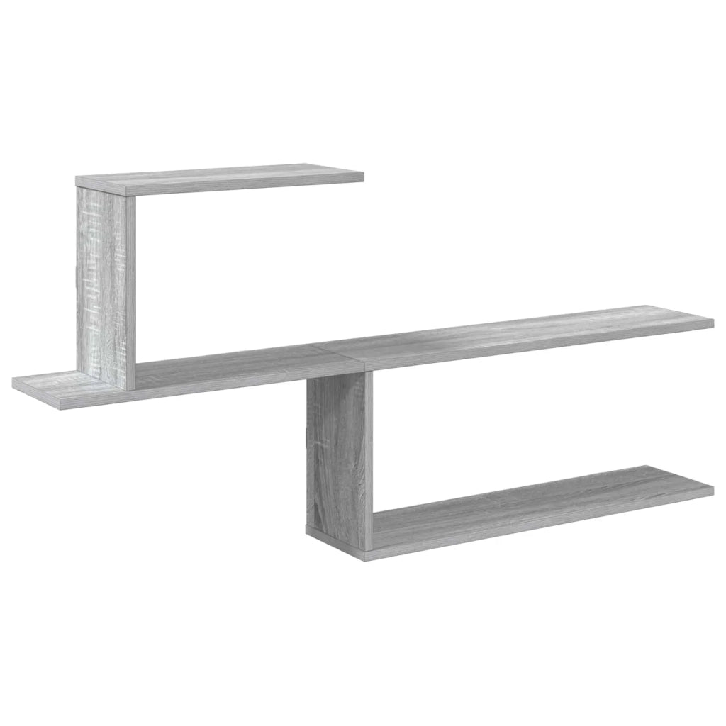 Scaffale da parete Sonoma grigio 122 x 18 x 60 cm 8012185