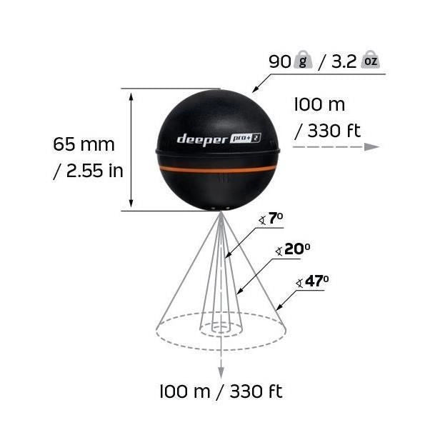 DEEPER Pro+ V2 - Ecoscandaglio portatile