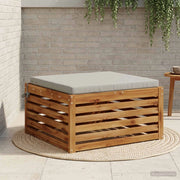 Cuscino per Sedia in Unico Pezzo SOEST 100% Poliestere Grigio 945029