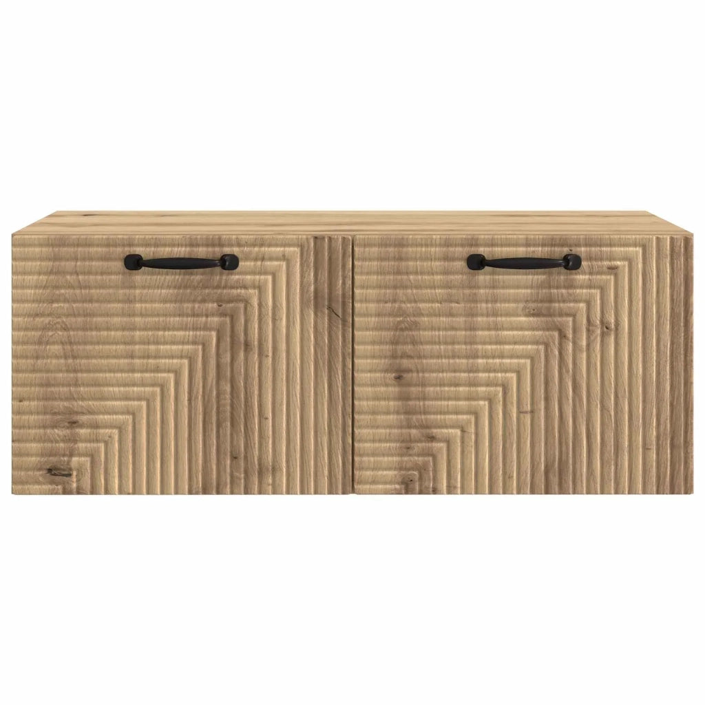 Mobile Porta TV da Muro Rovere Artigianale 78,5 x 41 x 30 cm