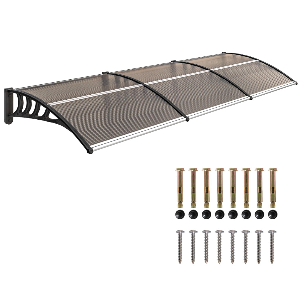 Marchesina Esterna per Porte e Finestre ¨C zephmum ¨C Marrone 303x96x27 cm