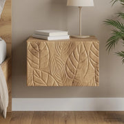 Mobiletto da notte a muro Rovere Artigianale 49 x 34,5 x 20 cm 898803
