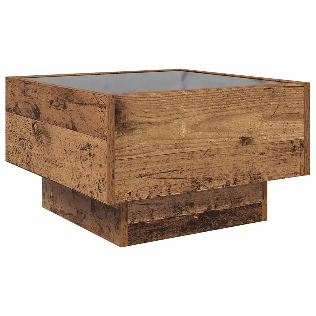 Tavolino da salotto | Tavolino da caff¨¨ | Tavolino da Soggiorno Legno vecchio 50 x 50 x 30 cm