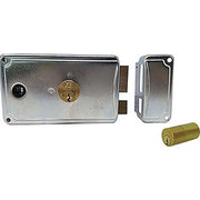 SERRATURA LEGNO APPLICARE P38 FACCHINETTI  ZINCATA C.FISSO M3+SCR+Q8 SX E.MM 70