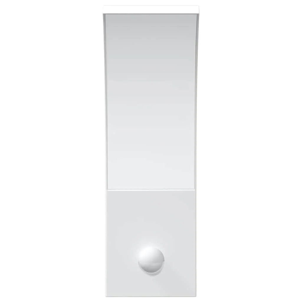 Applique LED da esterno con sensore di movimento 7 x 4,5 x 23 cm alluminio bianco 02_0056581