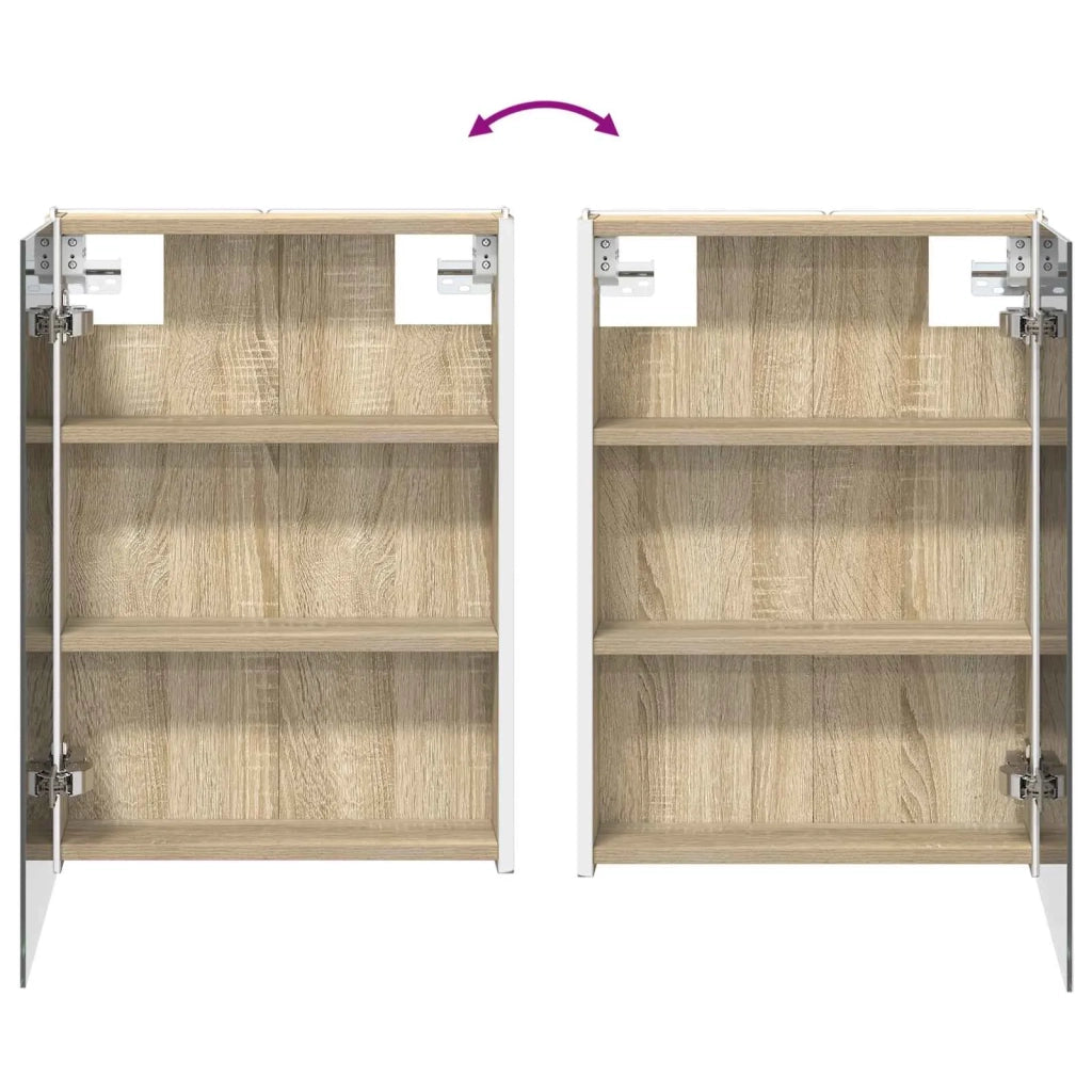 Set di mobili per il bagno 4 pcs Rovere Sonoma 3407473