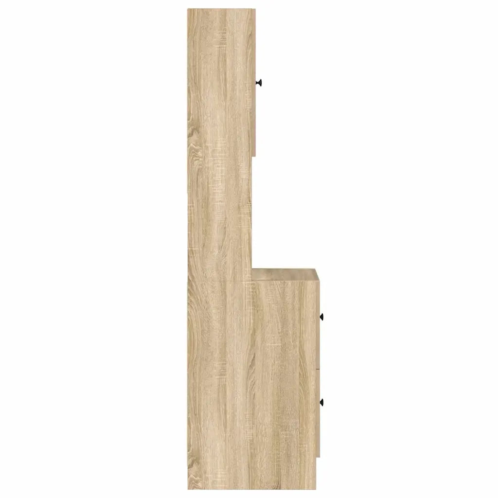 Mobile da cucina-Armadio da cucina Beige 35 x 50 x 180 cm Legno multistrato