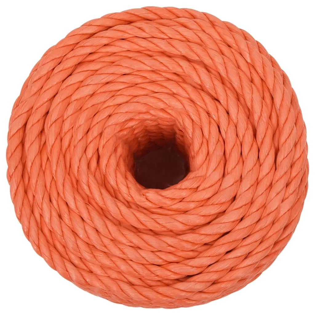 Corda | Fune da Lavoro Arancione 12 mm 25 m in Polipropilene