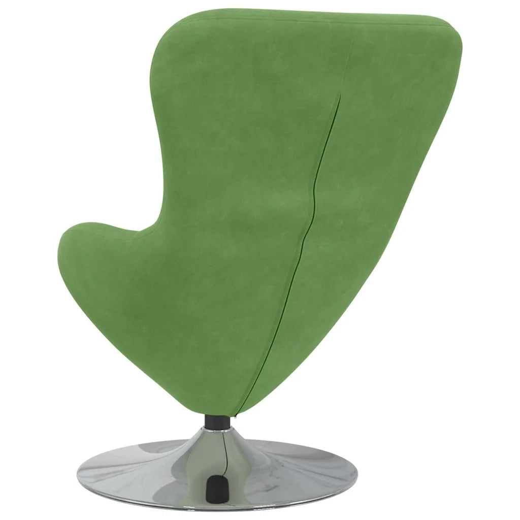 Poltrona uovo Verde chiaro Velluto 42002727