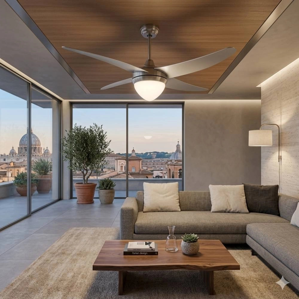 Ventilatore da soffitto decorativo zephir con telecomando