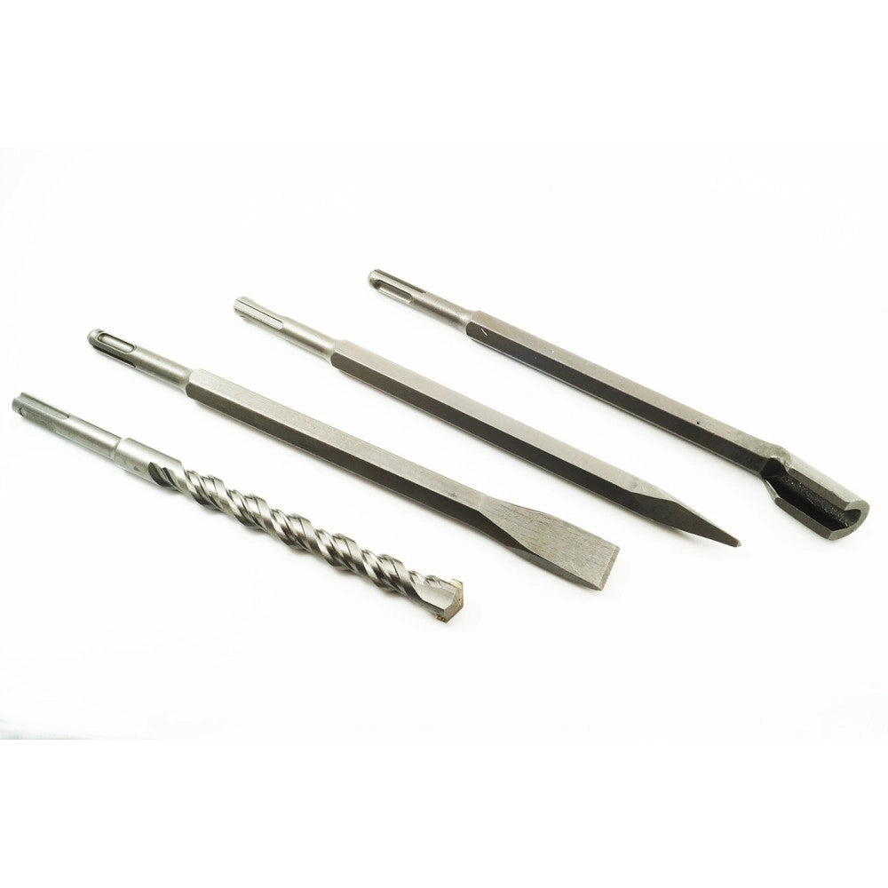 Trade Shop - Set 12 Punte Per Trapano Martello Pneumatico Puntali Punta Scalpelli Sds Plus -