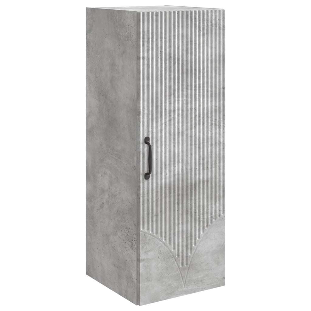 Mobiletto a muro Grigio Cemento 33 x 34,5 x 90 cm 898928