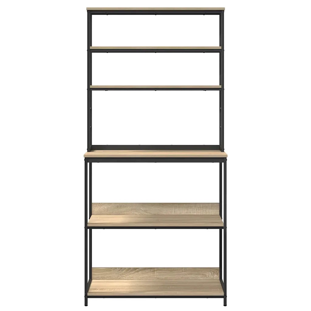 Mensola da cucina Rovere Sonoma 80 x 40 x 168 cm 883887