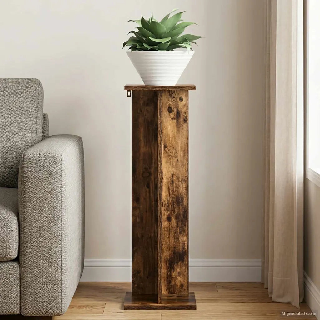 Supporto per piante Quercia Affumicata 25 x 25,5 x 80,5 cm 899650