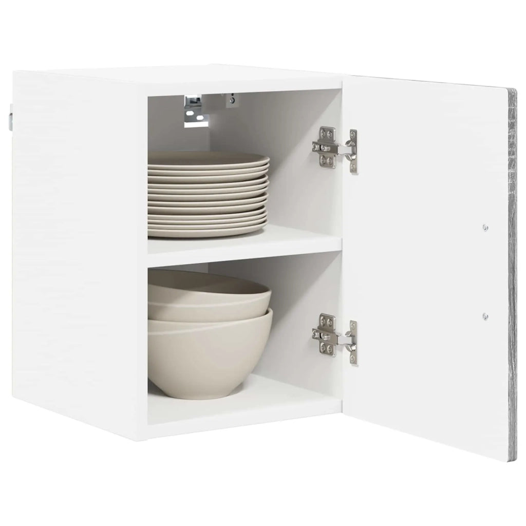 Armadietto a muro PORTO 2 pcs Grigio Sonoma 30 x 31 x 40 cm 885218