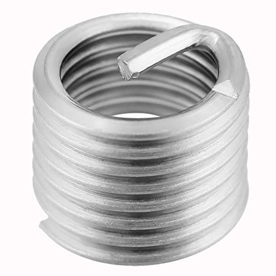 Ferramenta di allunaggio in acciaio inossidabile M8x1,25x1,5D - 50 pezzi - Resistente all'usura - Prestazioni di connessione - Prevenzione di danni al filo - Aumentata resistenza di connessione - Insetto di allunaggio a vite