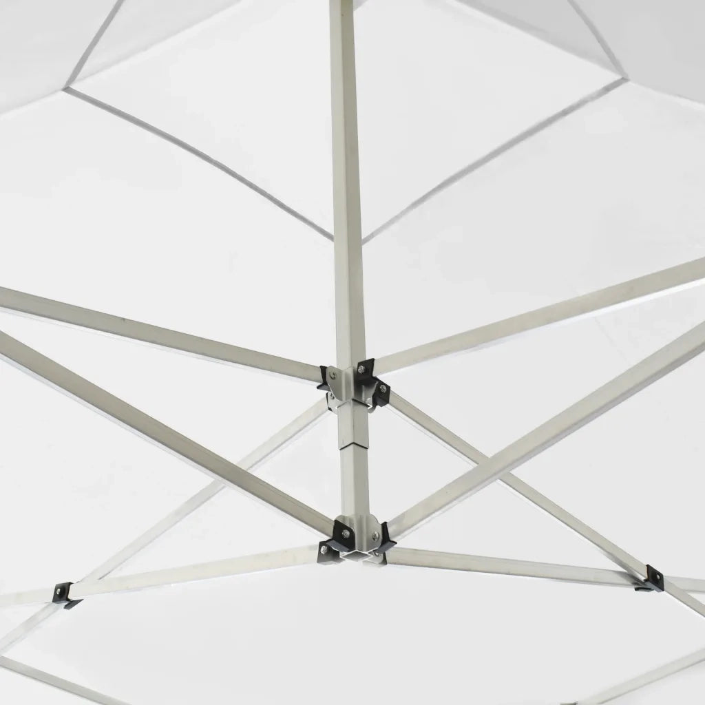Gazebo Professionale Pieghevole in Alluminio 3x3m Bianco cod mxl 64615