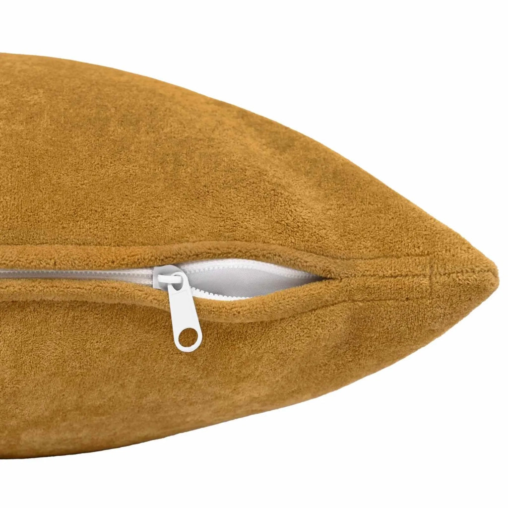 Federa 2 pcs HEERLEN Giallo 65 x 65 cm Fleece in microfibra 912993