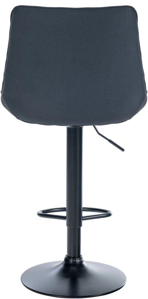 Sgabello Toni Tessuto grigio scuro,nero