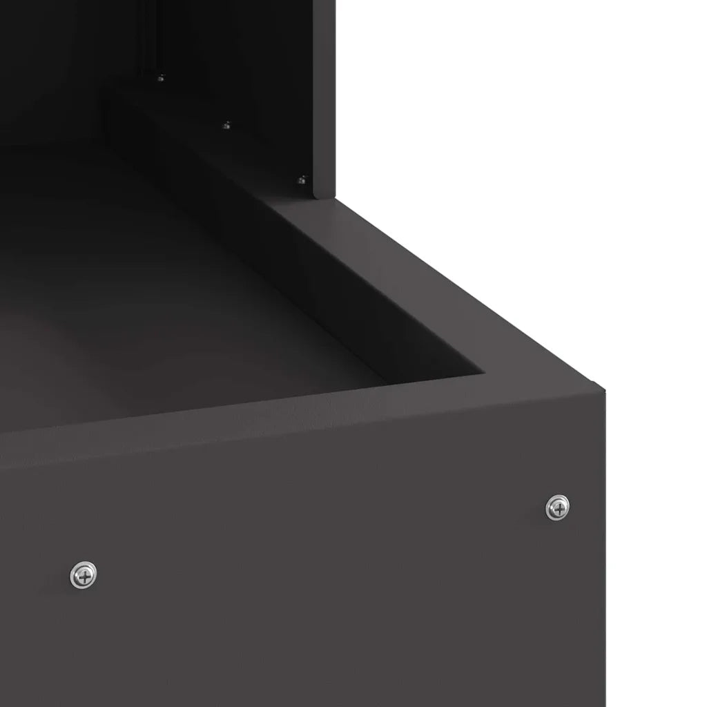 Focolare Nero 50 x 50 x 100 cm Acciaio CFW2815991