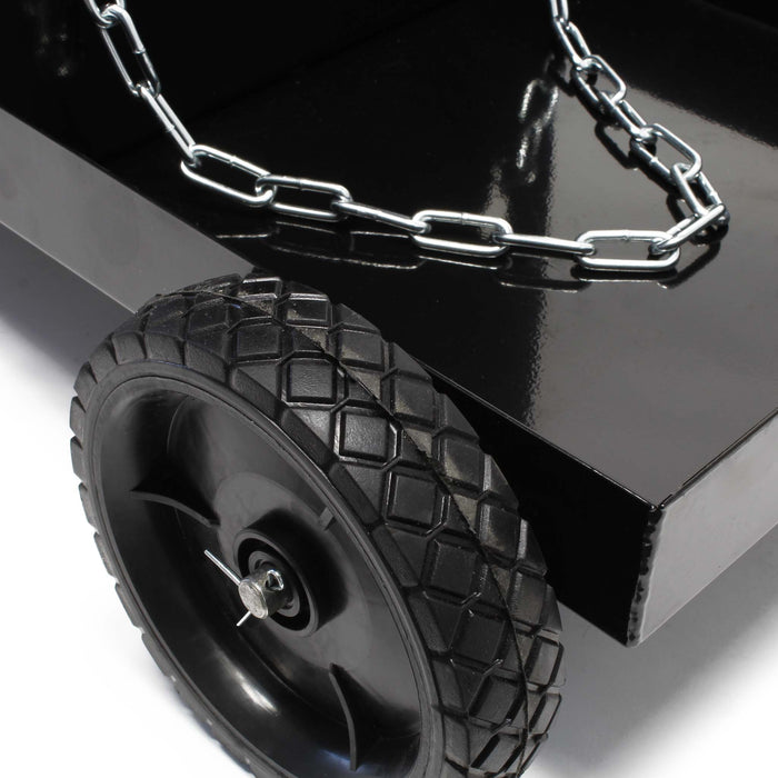 Carrello porta saldatrice max 45 kg, 3 ripiani con vano bombola, Carrello da officina per saldatura