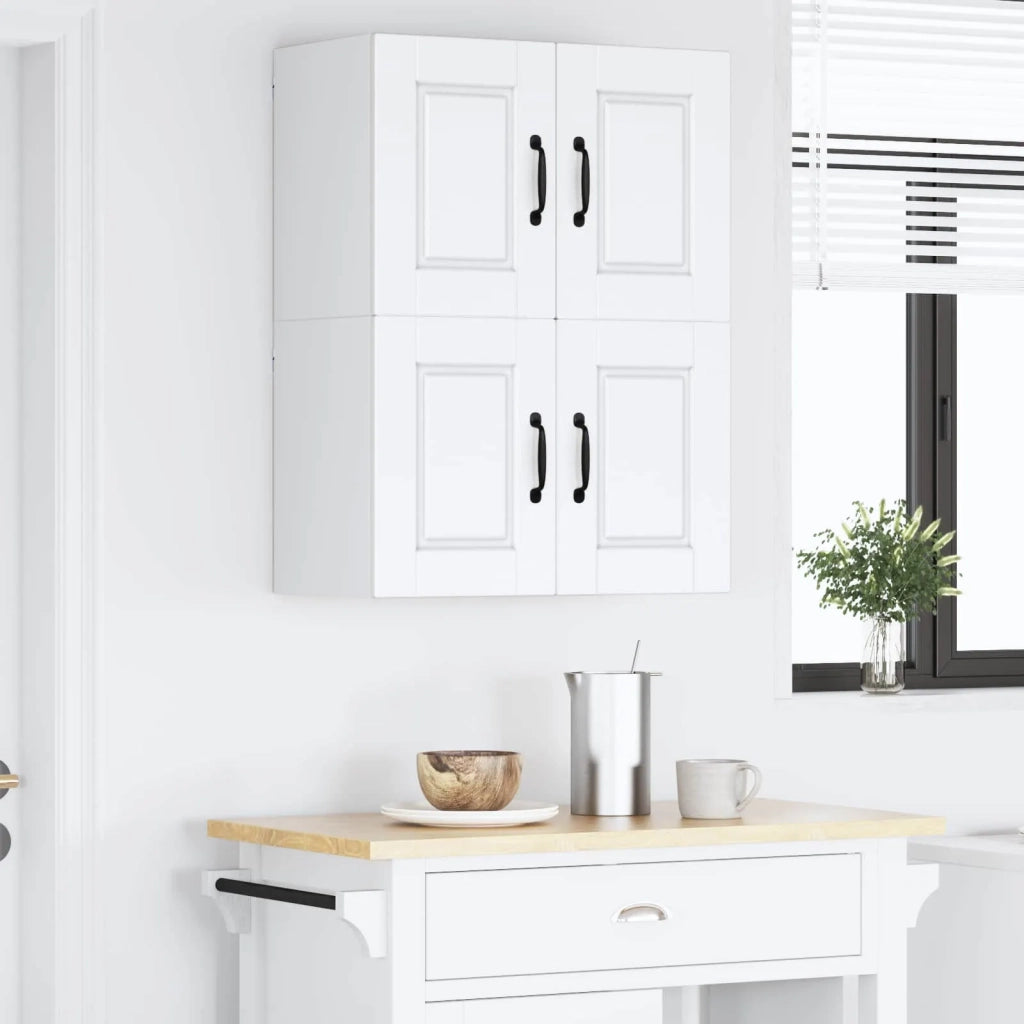 Pensile da cucina | Armadietto a muro PORTO 2 pz Bianco 60 x 31 x 40 cm