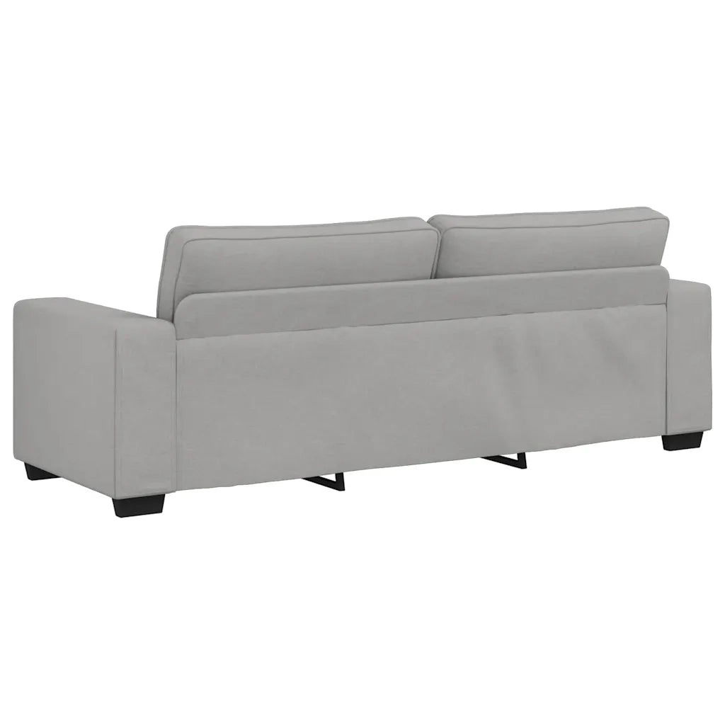 vidaXL Set di Divani 2 pz con Cuscini Grigio Nuvola in Tessuto