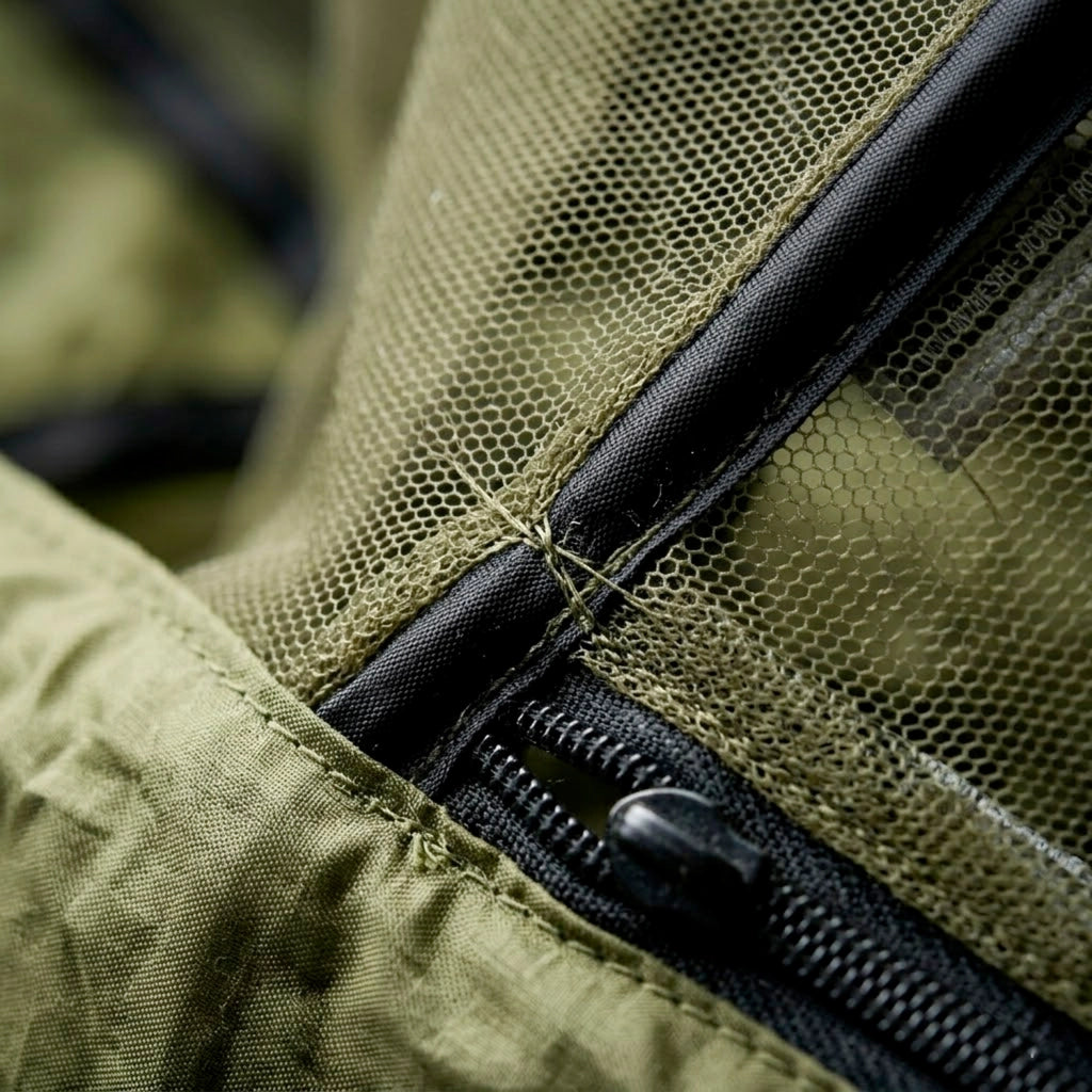 Amaca Da Campeggio 3 In 1 Con Zanzariera Integrata In Nylon 210T Portatile Per Trekking Escursioni Spiaggia Outdoor Supporto 300 Kg 270 X 140 Cm Verde Militare