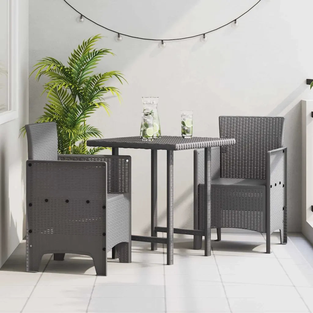 Sedia da Giardino 2 pz | Sedie da Esterno Grigio chiaro 53 x 49 x 85 cm