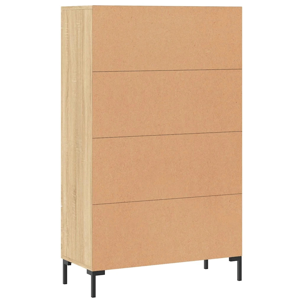 Credenza Rovere Sonoma 69,5x31x115 cm in Legno Multistrato 828303