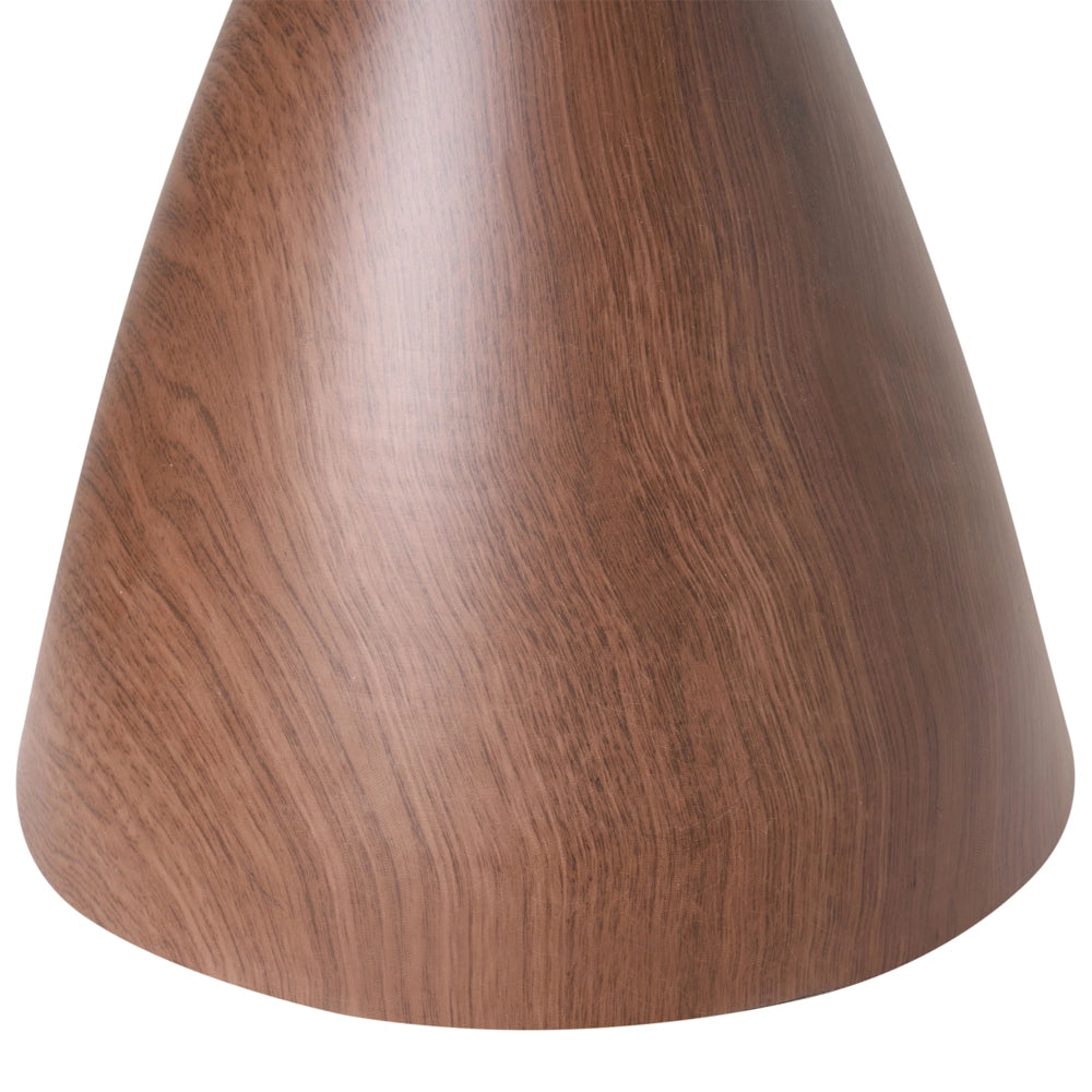 Tavolino rotondo in metallo marrone stile glamour