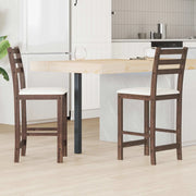 Sedie da pranzo 2 pcs Marrone Chiaro 40 x 47,5 x 99,5 cm