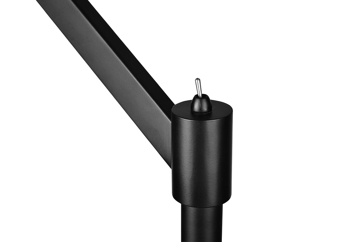 Piantana da Interno Attacco E27 in Metallo Nero Opaco