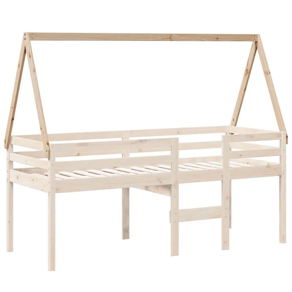 Tetto per Letto Bambini 199x80,5x88 cm Legno Massello di Pino