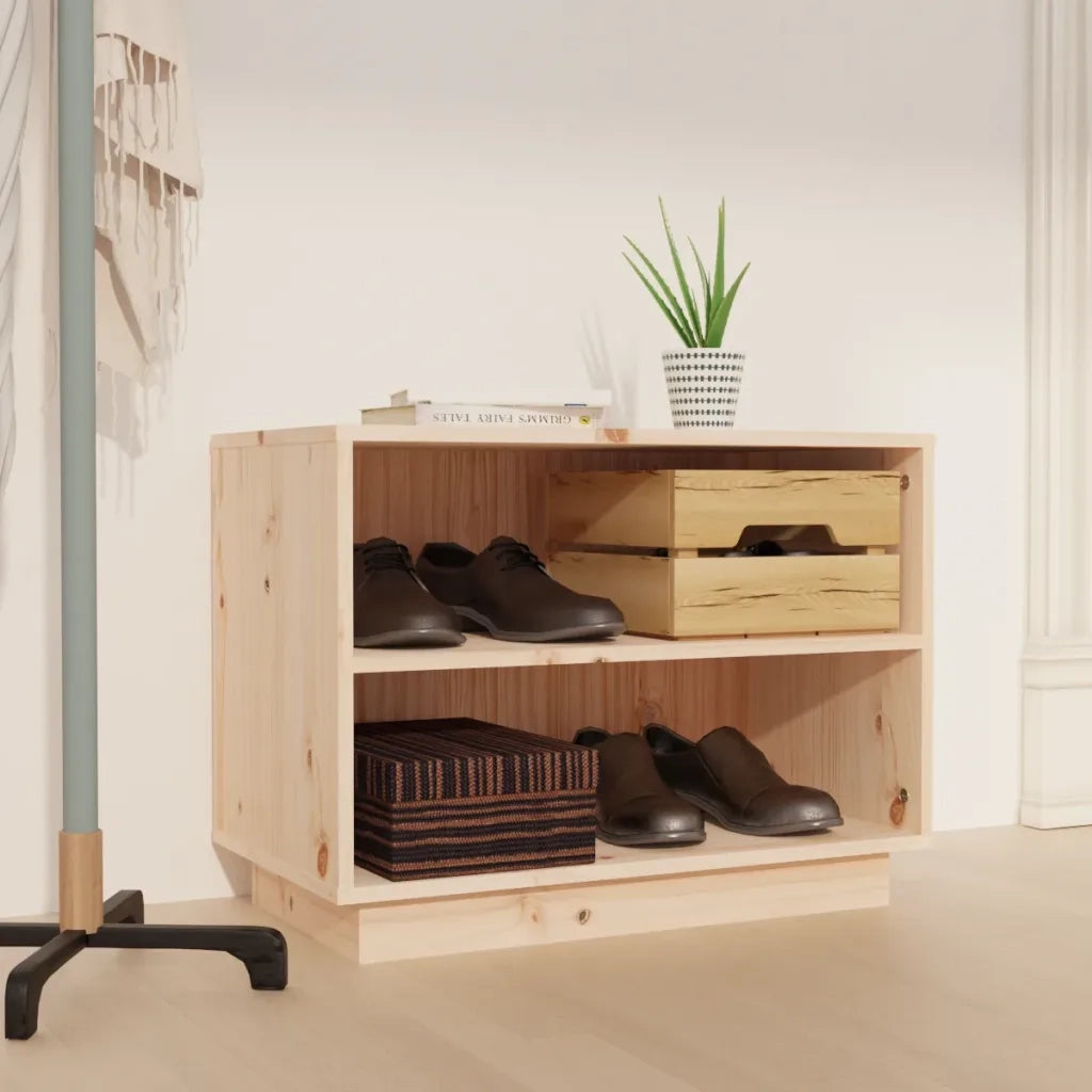 Scarpiera | Mobile per scarpe 60x34x45 cm in Legno Massello di Pino