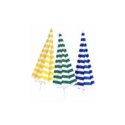 Ombrellone Acciaio Cotone Bianco/Blu 200 Vette 05142