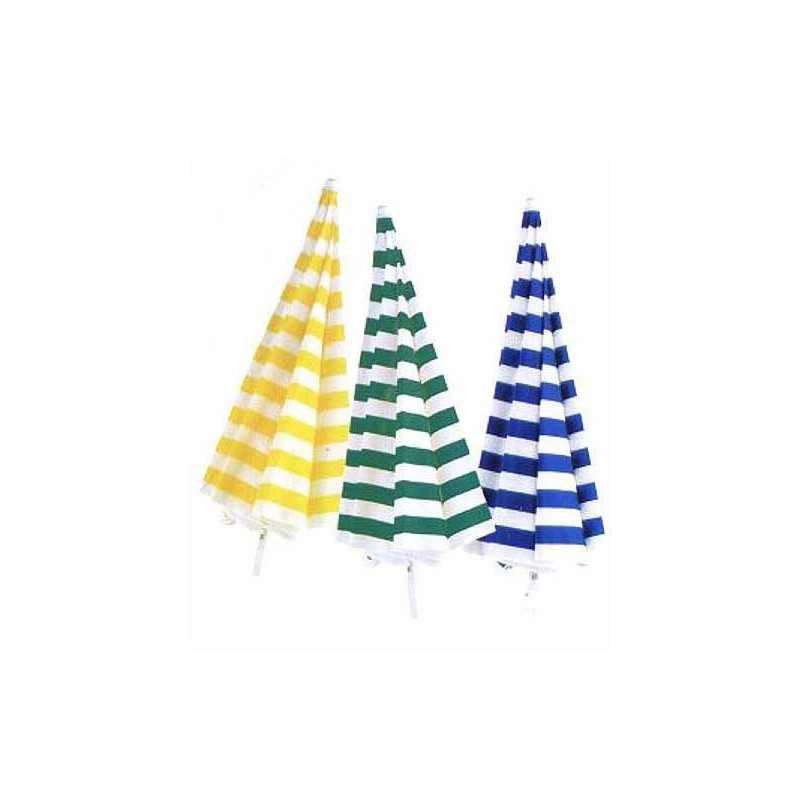 Ombrellone Acciaio Cotone Bianco/Blu 200 Vette 05142