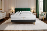 Pacchetto letto completo - Materasso 200x200cm + Box spring con doghe (kit) + 2 cuscini + Piumino - Lancaster
