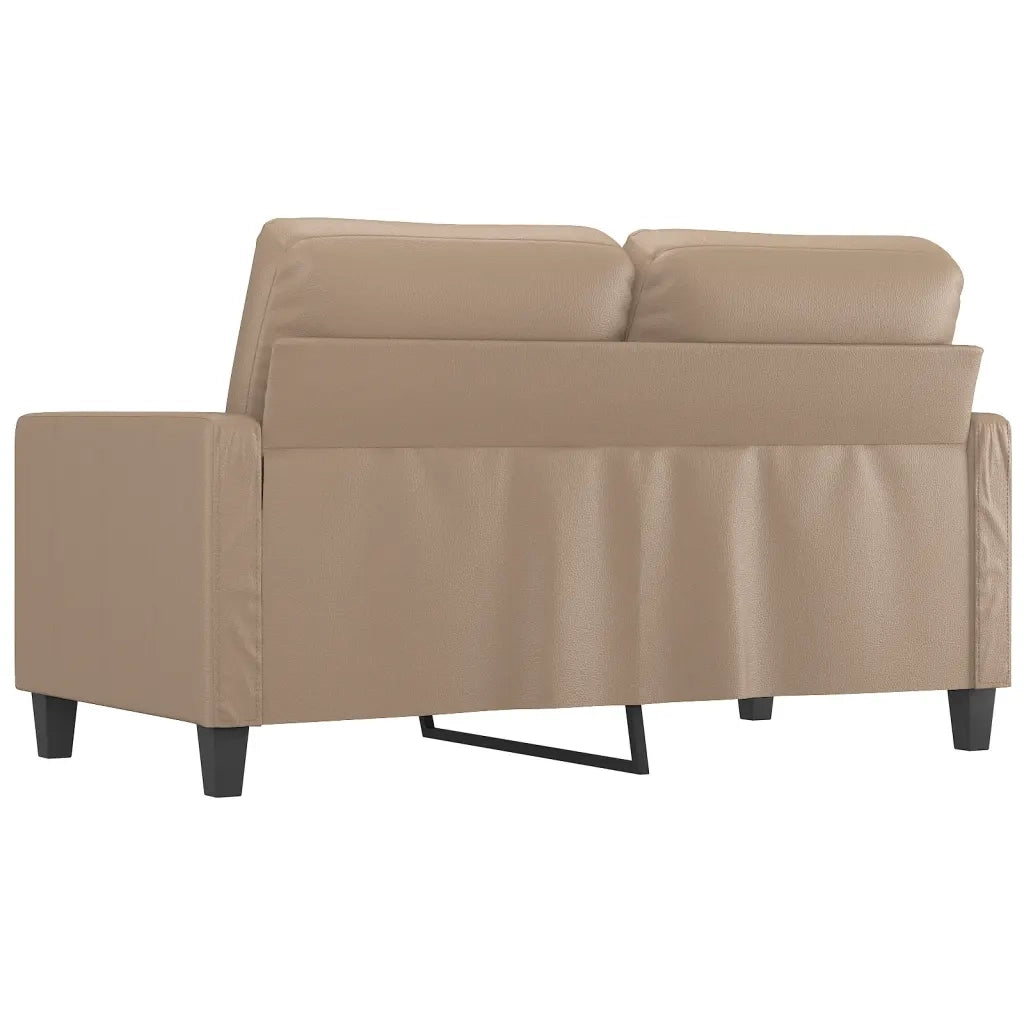 Divano | Divano da soggiorno | Sofa a 2 Posti Cappuccino 140 cm in Similpelle