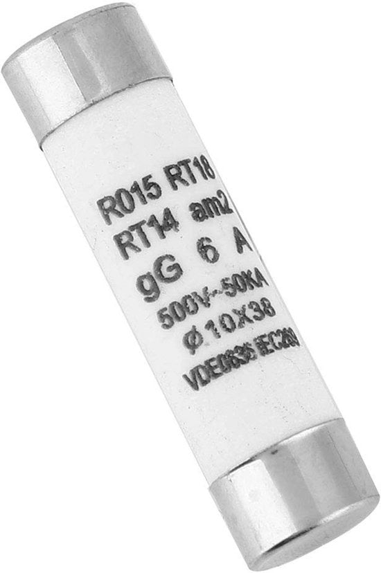 Dispositivo elettrico smaltabile con indicatore - Capacità di rottura 10X38 - Cilindro smaltabile 6A - Adatto per 380-500V