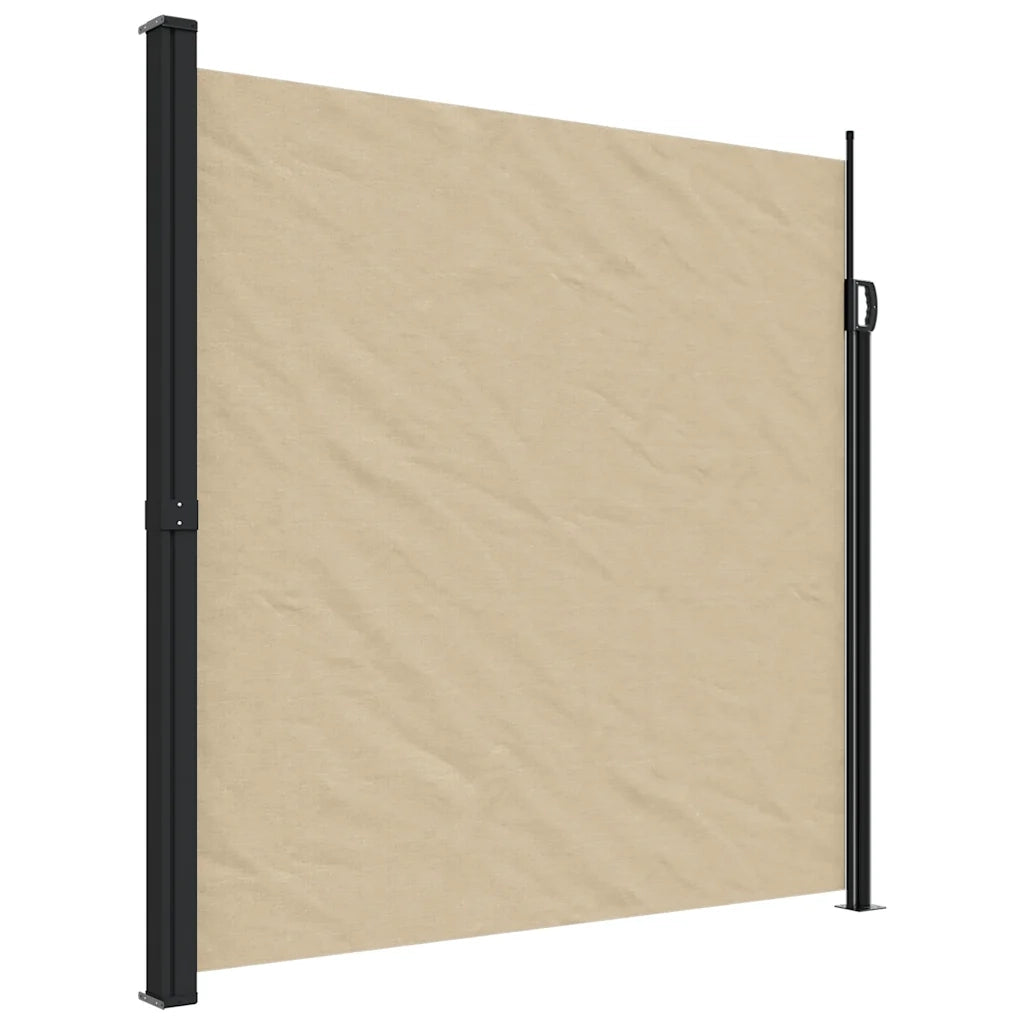 Tenda da Sole Laterale Retrattile Beige 200x600 cm 4004555