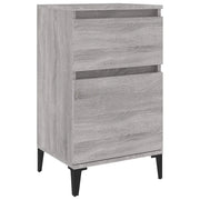 Comodino | Armadio da Notte | Mobiletto da notte Grigio Sonoma 40x35x70 cm