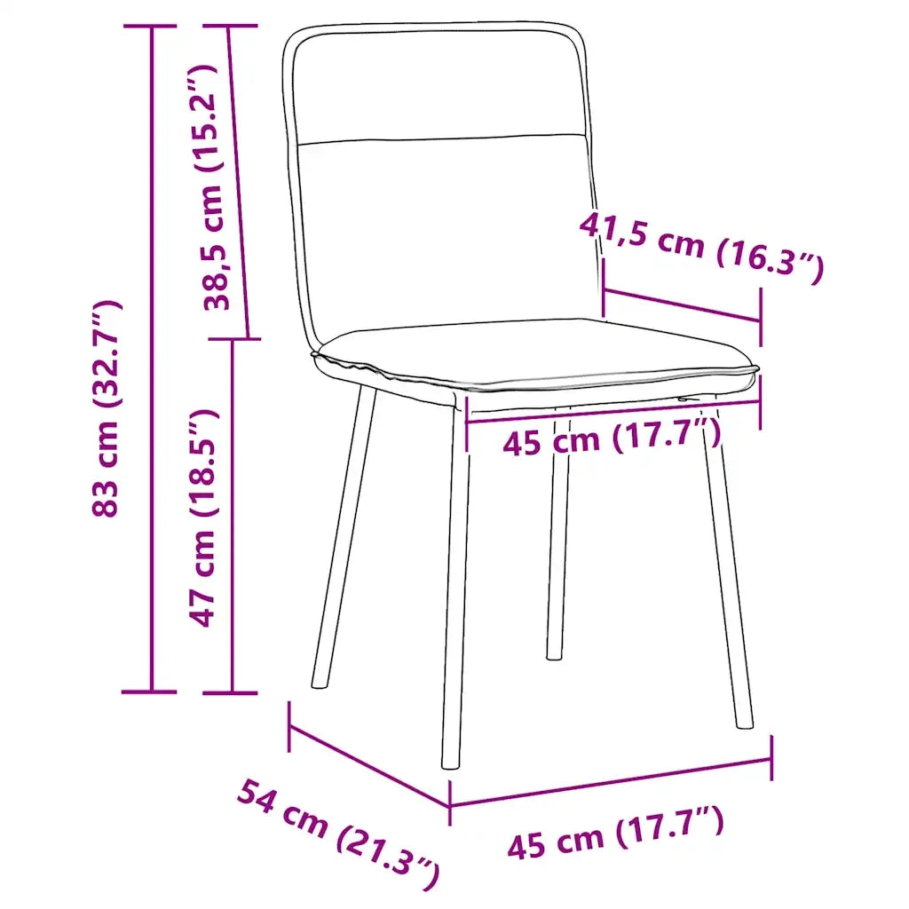 vidaXL Sedie da Pranzo 4 pz Gialle in Velluto