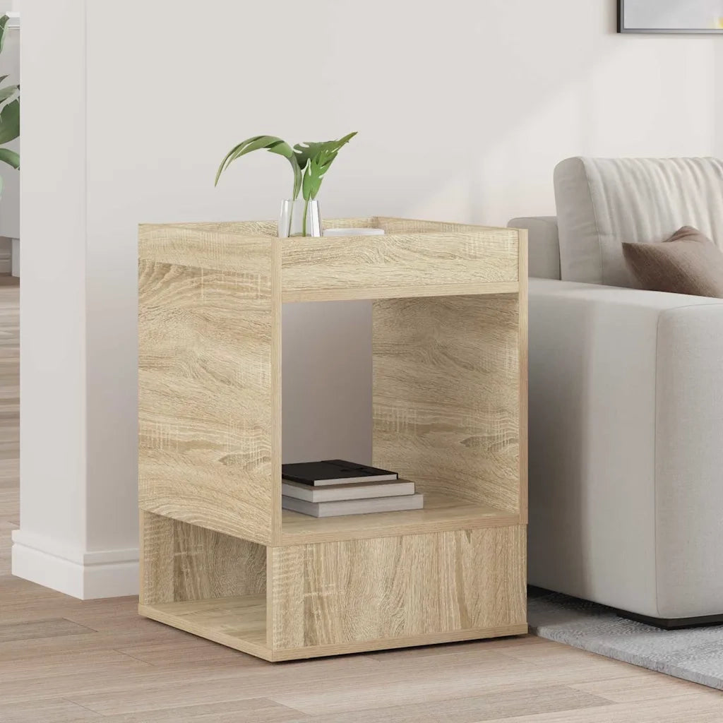 Tavolino Rovere Sonoma 40 x 40 x 56 cm Legno ingegnerizzato 890948