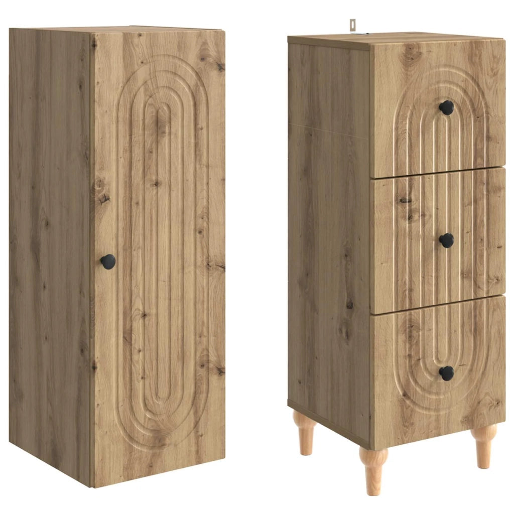 Set di armadi 2 pcs 33 x 34,5 x 90 cm Legno ingegnerizzato 3416474