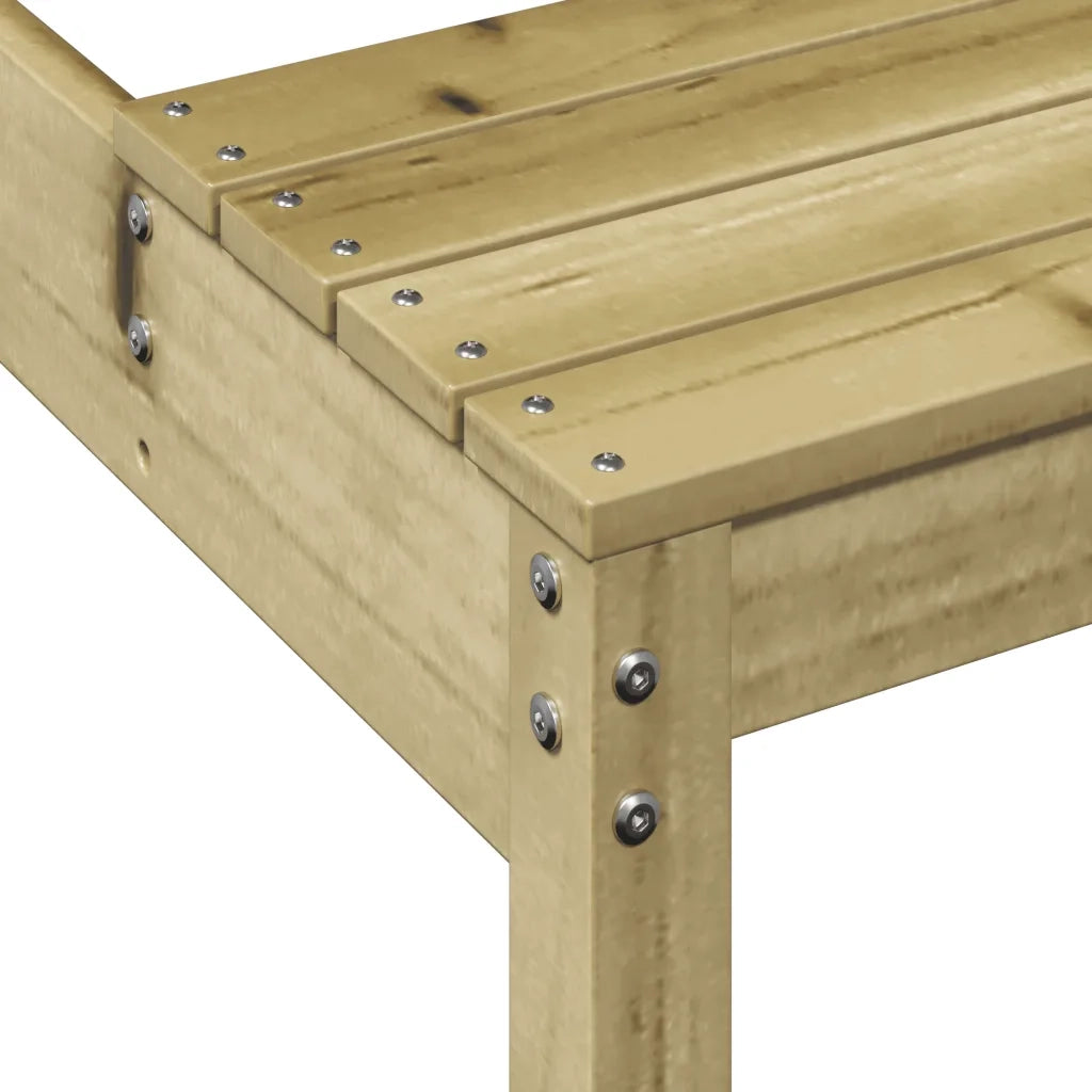 Tavolo da Picnic 110x134x75 cm in Legno Impregnato di Pino 832561